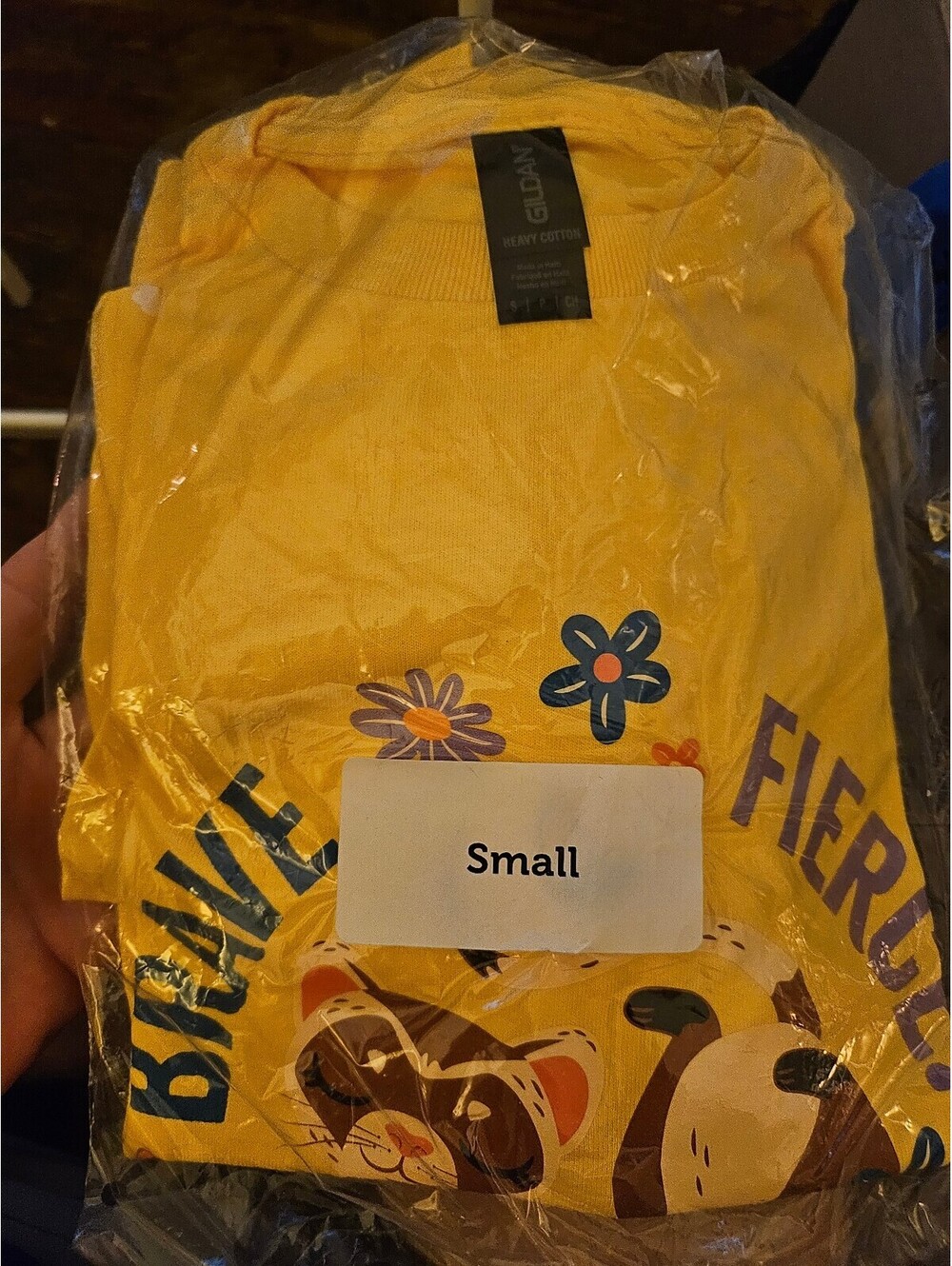 NEW - Girl Scouts Womens Small 2025 Cookie Sale Prize T-shirt - brave fierce NWT